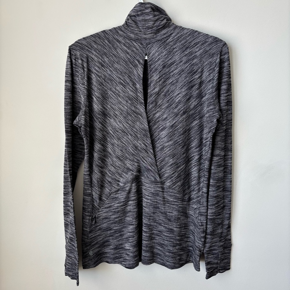 Lululemon & Go Take Off Long Sleeve Mock Neck Top Size 8 - Picture 8 of 10